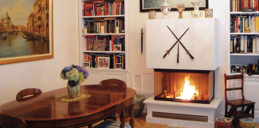 klassischer Heizkamin