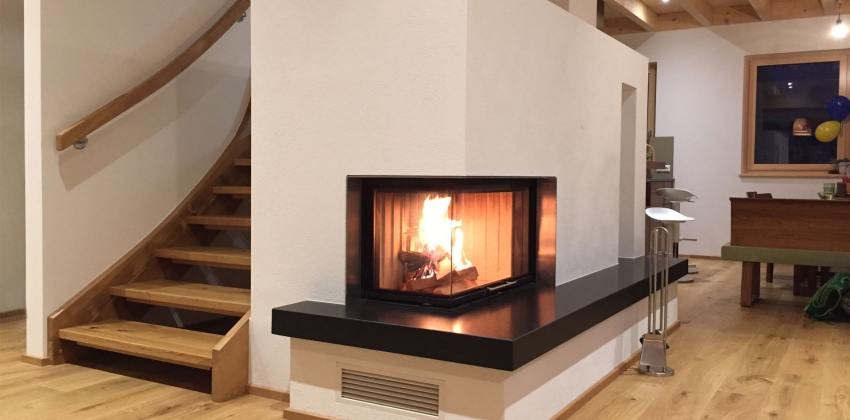 Moderner Heizkamin