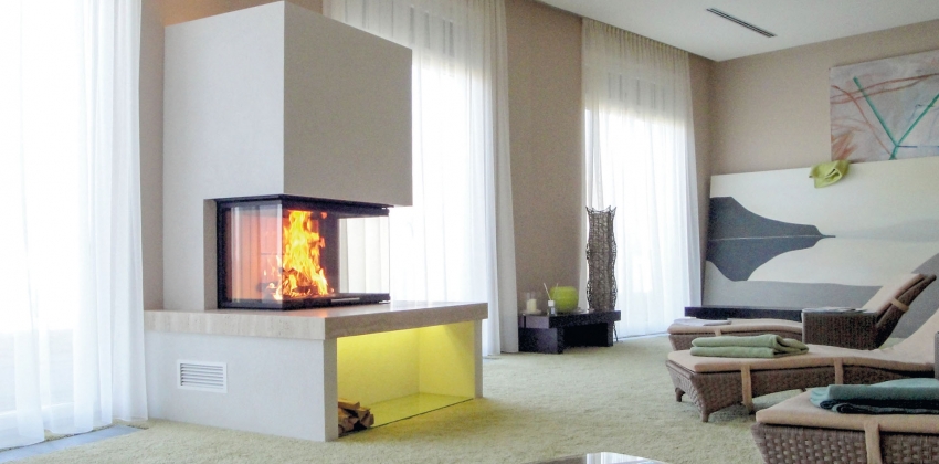moderner Heizkamin